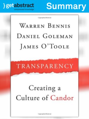 cover image of Transparency (Summary)